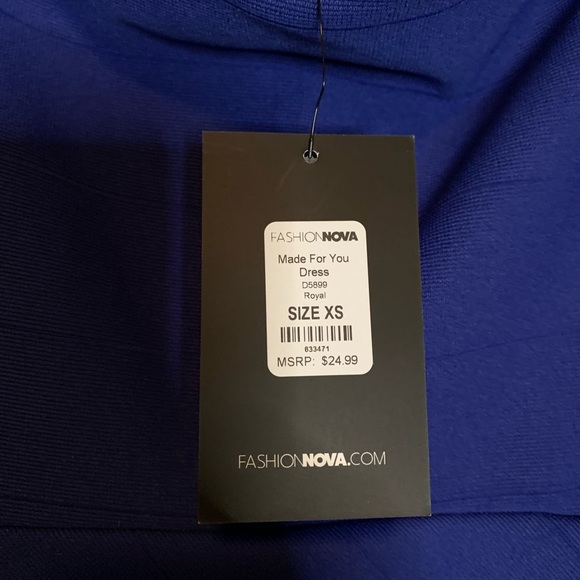 Blue mini dress - Picture 3 of 3